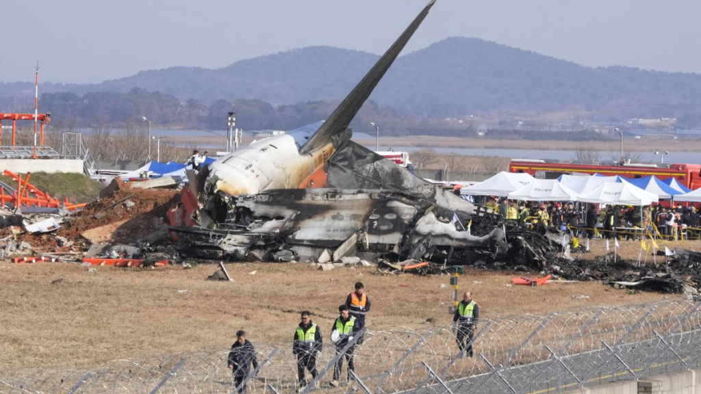 South Korea plane crash
It is interesting to know what the emergency toilet is doing